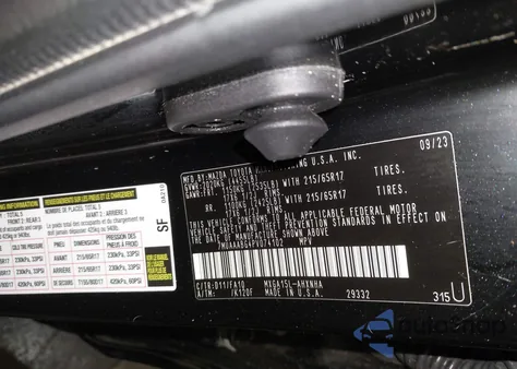 2023 Toyota Corolla Cross L z USA, uszkodzony, nr VIN 7MUAAABG4PV074102